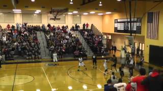 Panther Creek HS Juan Munoz to Nubian Spann Breaks the Backboard [upl. by Doralynne312]