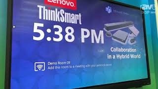 ISE 2022 Lenovo Walks Us Through ThinkSmart Core Full Room Kit [upl. by Rednael671]