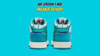 Air Jordan 1 Mid Sneaker School [upl. by Rafaelle248]