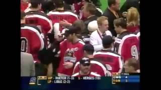 2004 NLL  Calgary Roughnecks win NLL Title [upl. by Airdnekal]