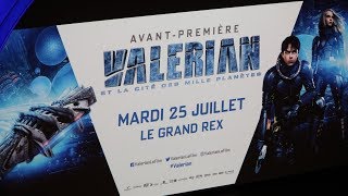 AvantPremière de Valérian au Grand Rex [upl. by Ilrac80]