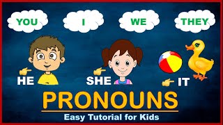 Pronouns  Pronoun for Kids  Pronouns for Grade 1  Pronouns in English Grammar [upl. by Enoj374]