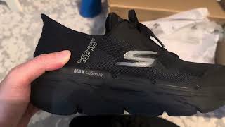 Skechers Slip ins Max Cushioning Premier Black [upl. by Leasa385]