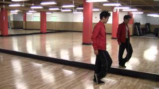 Stationary  Standing Moonwalk Tutorial [upl. by Selim]