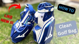 How to Clean your Golf Bag in 5 mins [upl. by Gnort118]