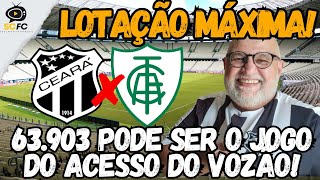 🌵TORCEDOR DO VOZÃO VAI INVADIR O CASTELÃO CONTRA O AMÉRICA🚀✅🪗💰 [upl. by Emirak]