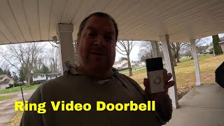 VLOG  122623  Installing Ring DoorbellCamera [upl. by Gloriane]