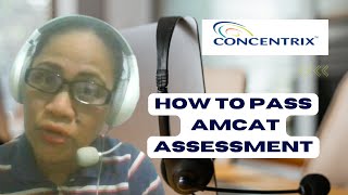 HOW TO PASS THE AMCAT ASSESSMENT CONCENTRIX APPLICATION SAMPLE TEST QUESTIONS [upl. by Inama]