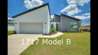 1717 Model B Walkthrough  Modern Luxury Homes  Brock Homes [upl. by Kaylil]