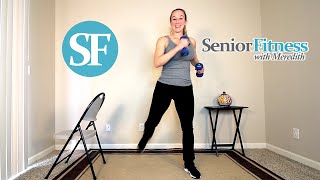 Senior Fitness  Beginner HIIT Workout For Seniors [upl. by Supmart]