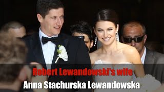 Robert Lewandowskis wife Anna Stachurska Lewandowska [upl. by Ecirtnahs309]