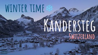 Winter in Switzerland  Winter day in Kandersteg [upl. by Abercromby]