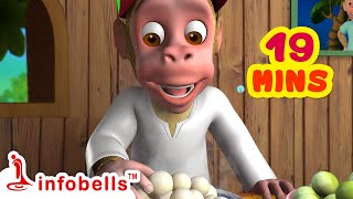 Bandar Mama Pahan Pajama amp much more  Hindi Rhymes for Children  Infobells [upl. by Eenafit491]