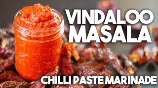 How to make Vindalho Vindaloo Masala  Goan Indian Marinade  Kravings [upl. by Padget551]