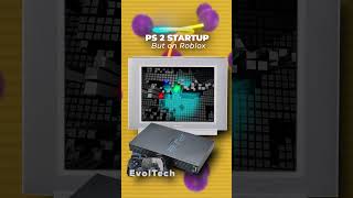 PS2 Startup but on Roblox shorts [upl. by Dalt]