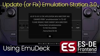 Steam Deck UpdateFix Emulation Station 30 feat EmuDeck [upl. by Lezley]