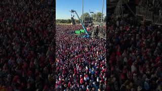 🇺🇸 Massive Crowd at Donald Trump rally in Butler Pennsylvania Oct 4 2024 [upl. by Olrac]