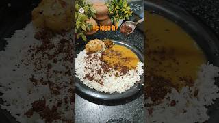 Dal Bhat Bharta Comfort food lunchlunchthali [upl. by Anyg367]