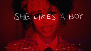 Nxdia  She Likes A Boy Official Lyrics video [upl. by Manly]