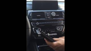 BMW F30F31F32F36F80F82F83 Radio removal part 1 [upl. by Akitahs]