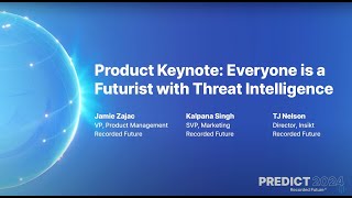 Product Keynote Leveraging Threat Intelligence for Ransomware Defense  PREDICT 2024 [upl. by Curhan]