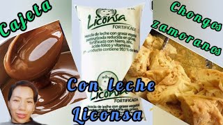 cómo hacer cajeta y chongos zamoranos con leche liconsa [upl. by Novak586]