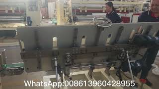 Hand towel production line automatic transfer convey [upl. by Zinck]