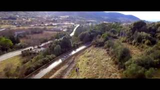 Voie verte St Hippolyte du Fort  Drone [upl. by Aronal455]