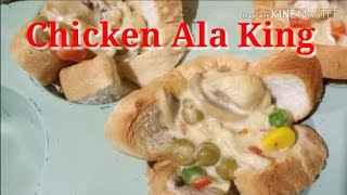 Chicken Ala King in Flower Cup Bread  Dish 49 [upl. by Rez]