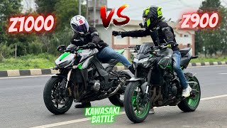 2024 Kawasaki Z900 vs Z1000 Drag Race 😱  Shocking Result 🥵 [upl. by Ahsinhoj898]