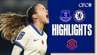 Everton Women 05 Chelsea Women  HIGHLIGHTS amp MATCH REACTION  WSL 2425 [upl. by Cioffred677]