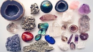 MY CRYSTALGEMSTONE COLLECTION Smaller Pieces [upl. by Klute474]