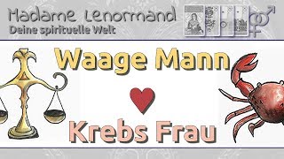 Waage Mann amp Krebs Frau Liebe und Partnerschaft [upl. by Nnaaihtnyc]