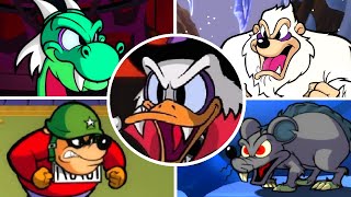 DuckTales Remastered  All Bosses 4K HD [upl. by Ainek]