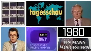 SWF Landesschau ARD Tagesschau amp Beginn der Primetime 26031980 [upl. by Aihsak]