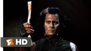 Sweeney Todd 38 Movie CLIP  Shaving Contest 2007 HD [upl. by Ailido]