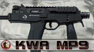 Review KWA BampT MP9 A1 GBB Steyr TMP 6mm Airsoft  4K UHD [upl. by Yramesor]