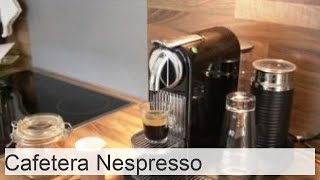 Cafetera Nespresso modelos de cápsulas Inissia y modo de empleo reseñas [upl. by Bornie]