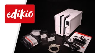 Edikio Duplex  Full install of the card printer [upl. by Ardnoyek]