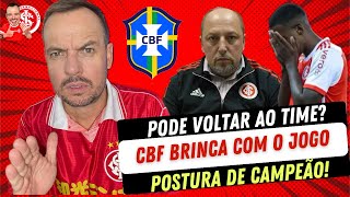 BARCELLOS CRITICA DECISÃO DA CBF  ROBERT RENAN NÃO PODE SAIR AGORA  POSTURA DE CAMPEÃO QUARTA [upl. by Serg]