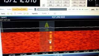 Receiving PRISM CW satellite beacon with FUNcube Dongle Pro [upl. by Kennet608]