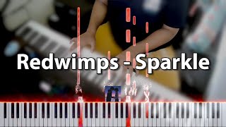 Radwimps  Sparkle Kimi No Nawa Ost Cover Piano [upl. by Micheline]