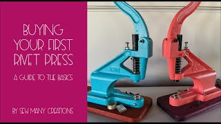 Kamsnaps Press Basics  A guide to buying your first press [upl. by Okemak178]