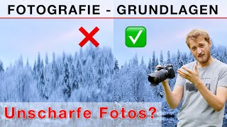 Wie du verwackelte Fotos vermeidest  Fotografie Grundlagen [upl. by Atiugal291]