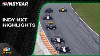 Indy NXT Series HIGHLIGHTS  Grand Prix at Road America  6924  Motorsports on NBC [upl. by Jonas587]