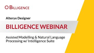 Natural Language Processing with Alteryx Designer Intelligence Suite Webinar May 2021 [upl. by Ten543]