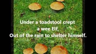 Toadstool Poem The Elf and the Dormouse Illustrated Aquarium [upl. by Eaned836]