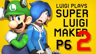 TARI TIME  Luigi Plays SUPER LUIGI MAKER 2  PART 6 ft Tari [upl. by Runck158]