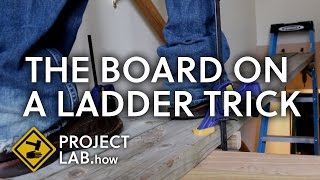 The board on a ladder trick Is it safe [upl. by Shorter]