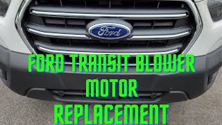 Ford Transit Blower Motor Fan Replacement [upl. by Fatimah]